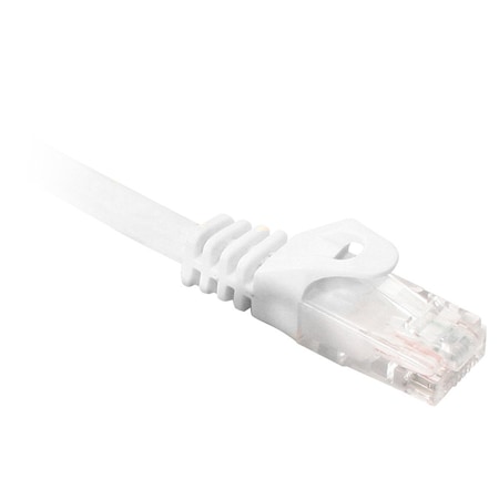 Cat6 Utp 550Mhz Snagless Molded Patch Cord - 5 Ft, White